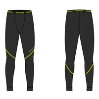 MW SDN mens merino long tights blue melange