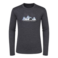  STIG "ICELAND" children's merino T-shirt grey melange