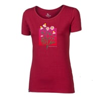 SASA "CAMOMILE" dámské triko s bambusem višňová