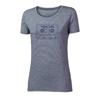 CLASSICA "CASSETTE" Herren-T-Shirt mit Bambus schwarz melange