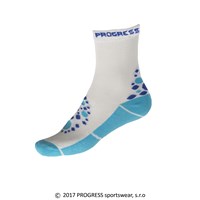 KIDS SUMMER SOX light socks with bamboo white/blue