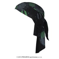 SAT PRINT fully printed headscarf triangle "COMIC" design