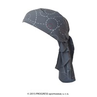 SAT PRINT fully printed headscarf triangle "COMIC" design