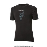 E NKR mens bamboo short sleeve T-shirt Lt.green/grey sew.