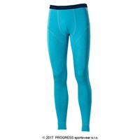 E SDN mens bamboo tights black/Lt.green sew.