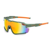 khaki mat/oranžová