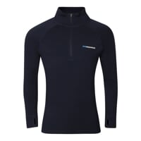 MT TRZ 250 pánsky merino rolák s krátkym zipsom čIerno-modrá