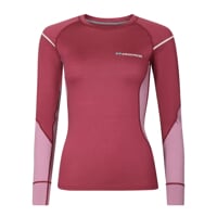 MW NDRZ 170 womens merino long sleeve T-shirt red violet/orchid