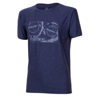 MAVERICK mens sports T-shirt Dk.blue melange