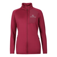 ALBERTA women's merino jacekt red violet