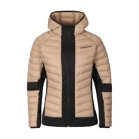 JANNU Damen Hybridjacke cappuccino/schwarz