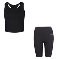 Set ZORA TANK TOP + SHORTS čierna