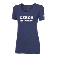 FUN T-SHIRT CZECH LADY dámske bambusové tričko čierna