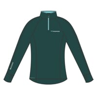 TISPA ZIP MERINO petrol blue