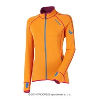 TISPA II ladies sports full zip jacket black/green-white sew.