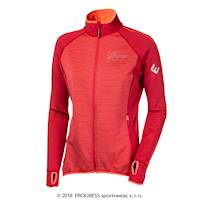 TISPA II ladies sports full zip jacket black/green-white sew.