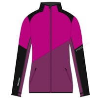 TERRITORIA women's full zip jacket black/plum