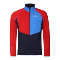 GLACIER men's functional jacket red/blue/dk.blue