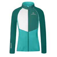 GLACIERA women's functional jacket black/white/green