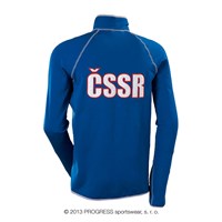TIMUR mens retro CSSR sports jacket red