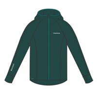TOREZ HOODY MERINO pánská funkční sportovní mikina s kapucí petrolblau
