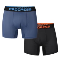 TX SKN 2-PACK set pánských funkčních boxerek black + dk.blue