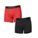 CC SKN 2-PACK set pánských funkčních boxerek antracit + petrol