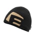 SLIMMER "P"  knitted beanie black