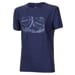 MAVERICK mens sports T-shirt Dk.blue melange