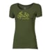 OS LIBERTA "FLOWBIKE" ladie's bamboo T-shirt blue