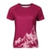 VERTICALA dámské sportovní tričko ostružinová