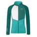 GLACIERA women's functional jacket black/white/green