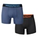 TX SKN 2-PACK set pánských funkčních boxerek black + dk.blue