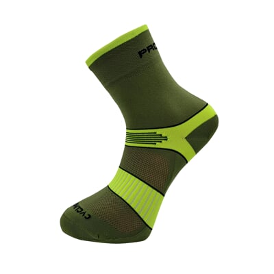 CYCLING HIGH SOX Hohe Radsocken schwarz-weiss