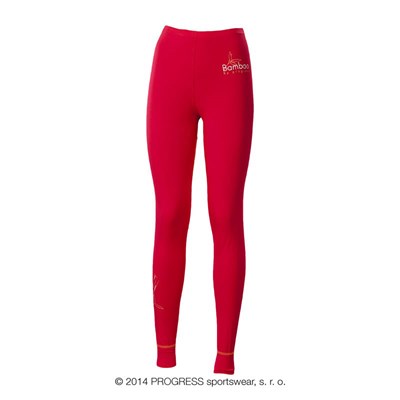 E SDNZ ladies bamboo pants red/orange sew.