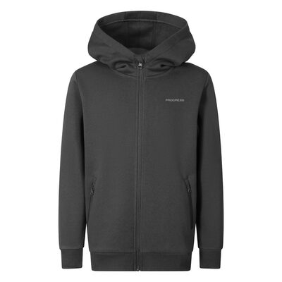 FIT ZIP HOODY JR dětská mikina black