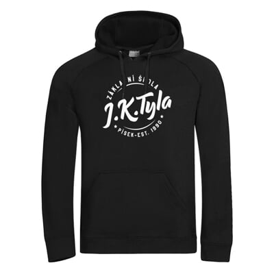 Mikina pánská černá ZŠ J.K.TYLA schwarz B