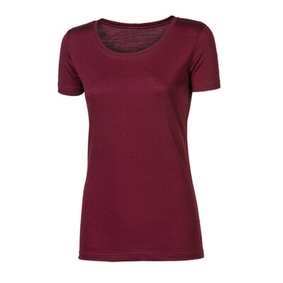 ORIGINAL ladies MERINO T-shirt plum