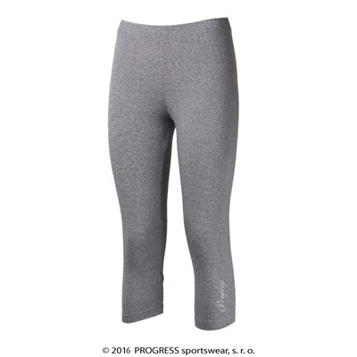 MONZA 3Q ladies bamboo 3/4 leggings grey melange