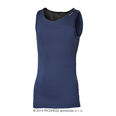 MS NBRD kids baselayer singlet blue