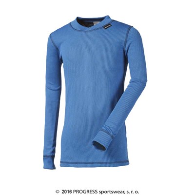 MS NDRD kids baselayer long sleeve T-shirt Md.blue
