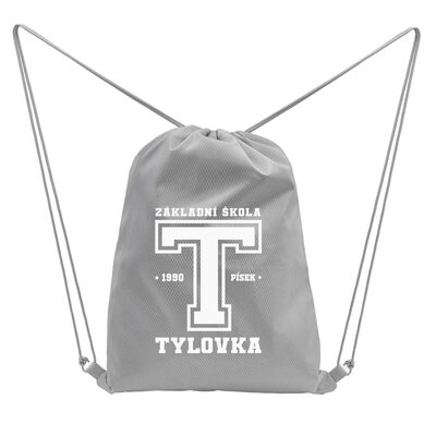 Sportovní vak ZŠ J.K.TYLA šedá A