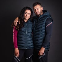 ALASKA VEST dámska prešívaná vesta petrol
