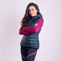 ALASKA VEST dámska prešívaná vesta petrol