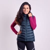 ALASKA VEST dámska prešívaná vesta petrol