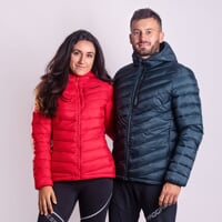 ANCHORAGE men's quilted jacket petroleum