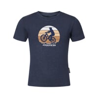 AROMATICO "BIKER" detske tričko tm.modrá