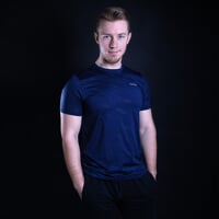 ATHLETE pánské sportovní triko tm.modrá