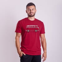BARBAR "BULLI" pánské triko s bambusem wein rot