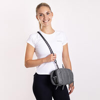 BOTTLE BAG multifunkční taška na lahev tm.šedá